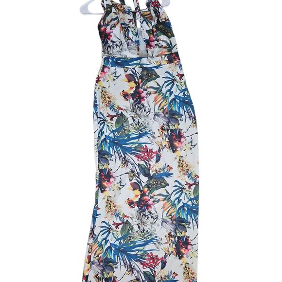 Tropical Floral Maxi Dress - Picture 3 of 6